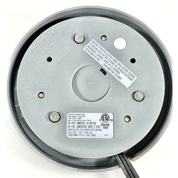 Toastess DLJK-459 Silver 1.8 qts Cordless Electric Kettle with Power Base Tested - Picture 11 of 11